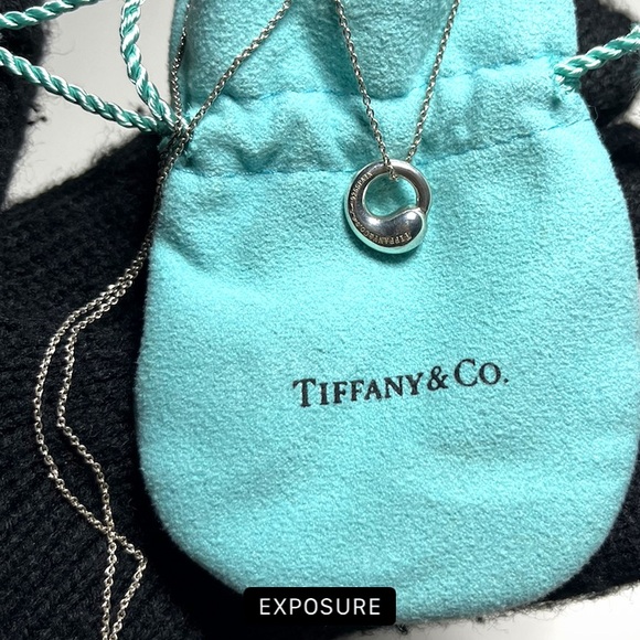 Tiffany & Co Sterling Peretti Eternal Circle Necklace - Picture 3 of 4